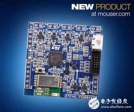 STMicroelectronics FCU評估板在貿澤開售，集成RF模塊加速無人機飛行控制設計